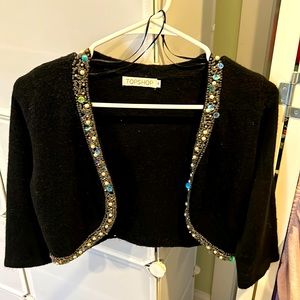 TOPSHOP woman half sleeve cardigan